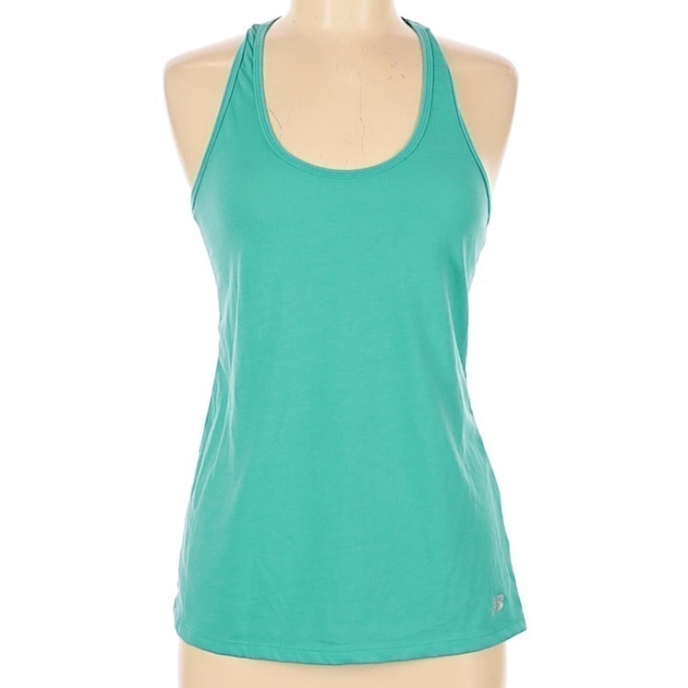 New Balance Teal Athletic Tank Top Race Back medium women’s active wear